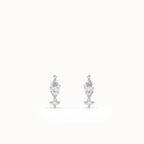 Elongated Stud Earrings My Store