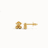 Beaded Trio Stud Earrings - BRENNMORE 
