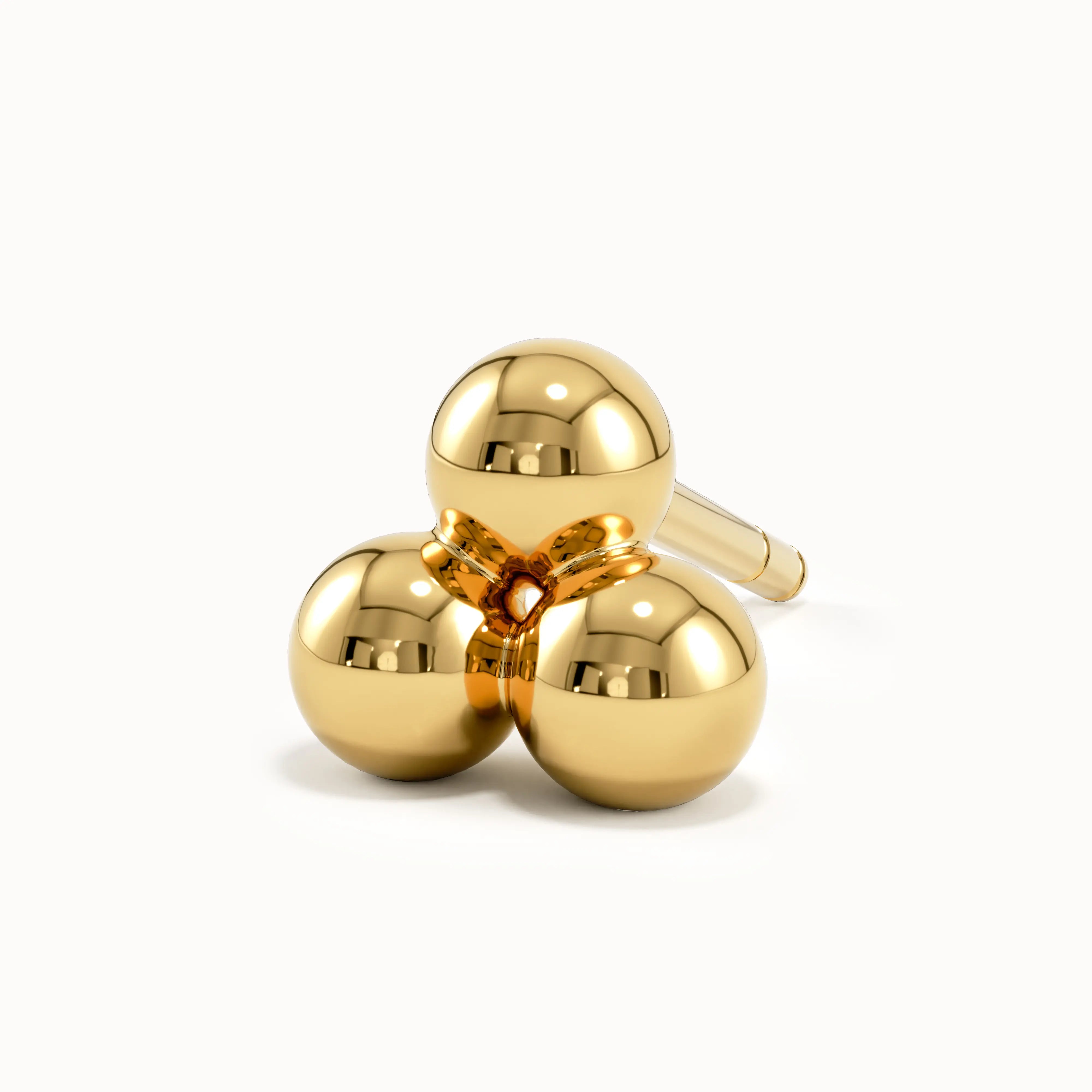 Beaded Trio Stud Earrings My Store