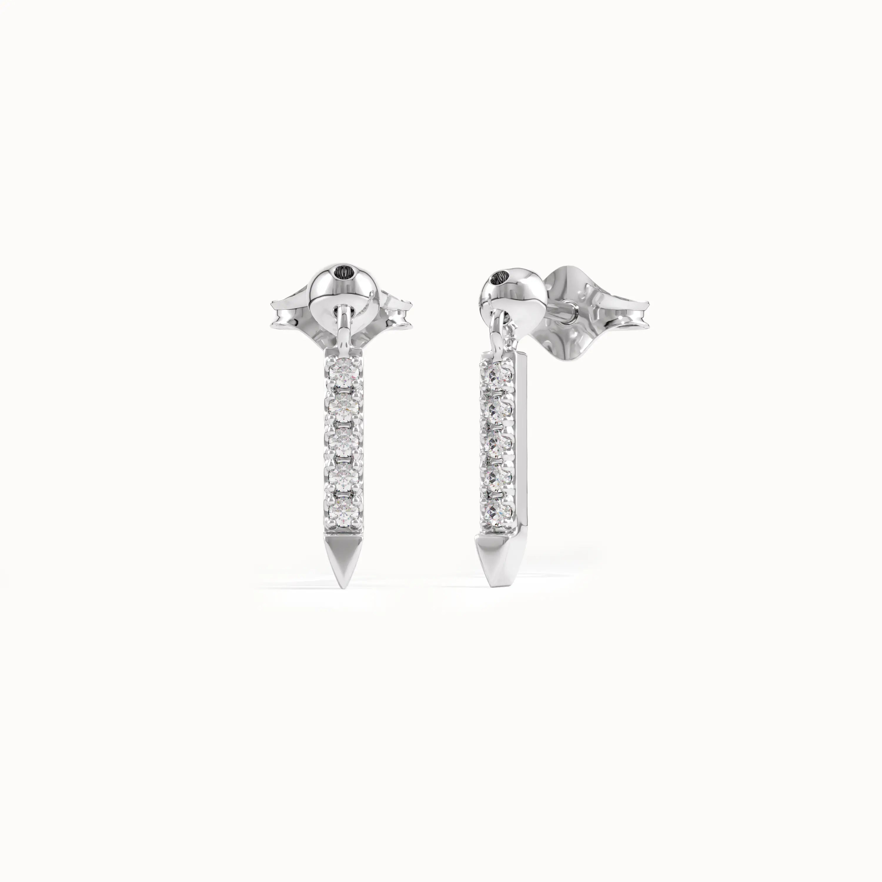 Arrow Dangle Stud Earrings - BRENNMORE 