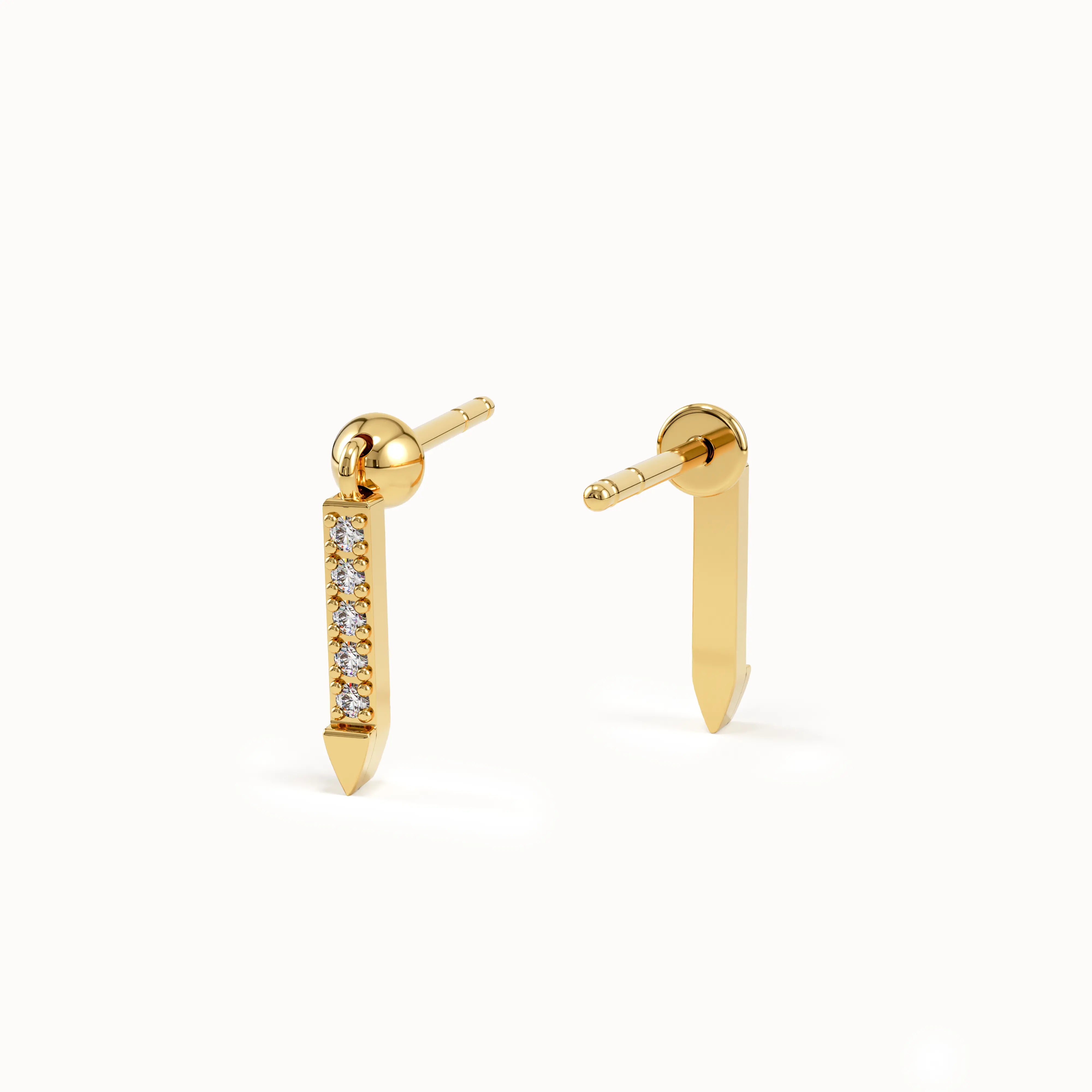Arrow Dangle Stud Earrings My Store