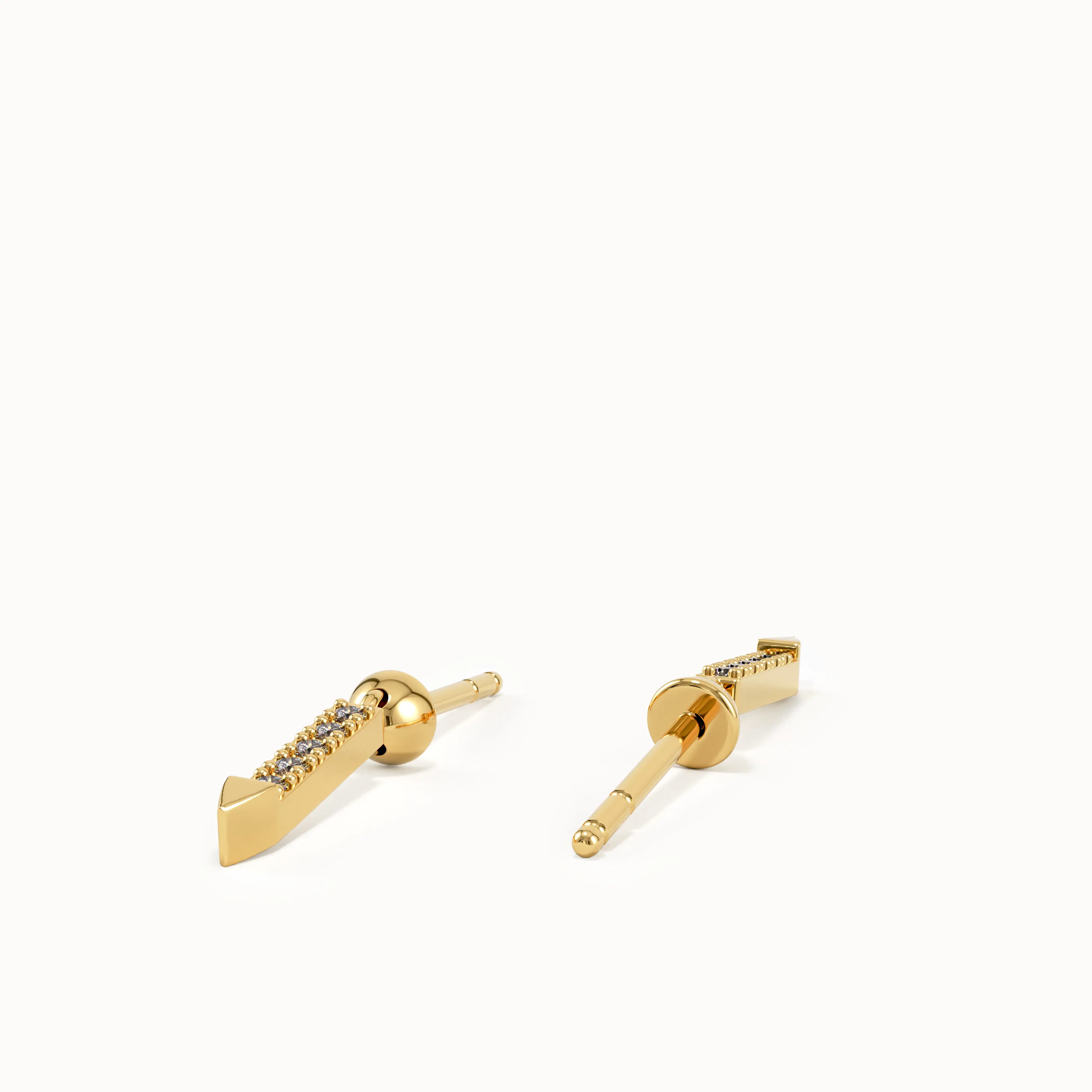 Arrow Dangle Stud Earrings My Store