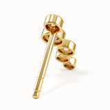Cluster Bezel Stud Earrings My Store