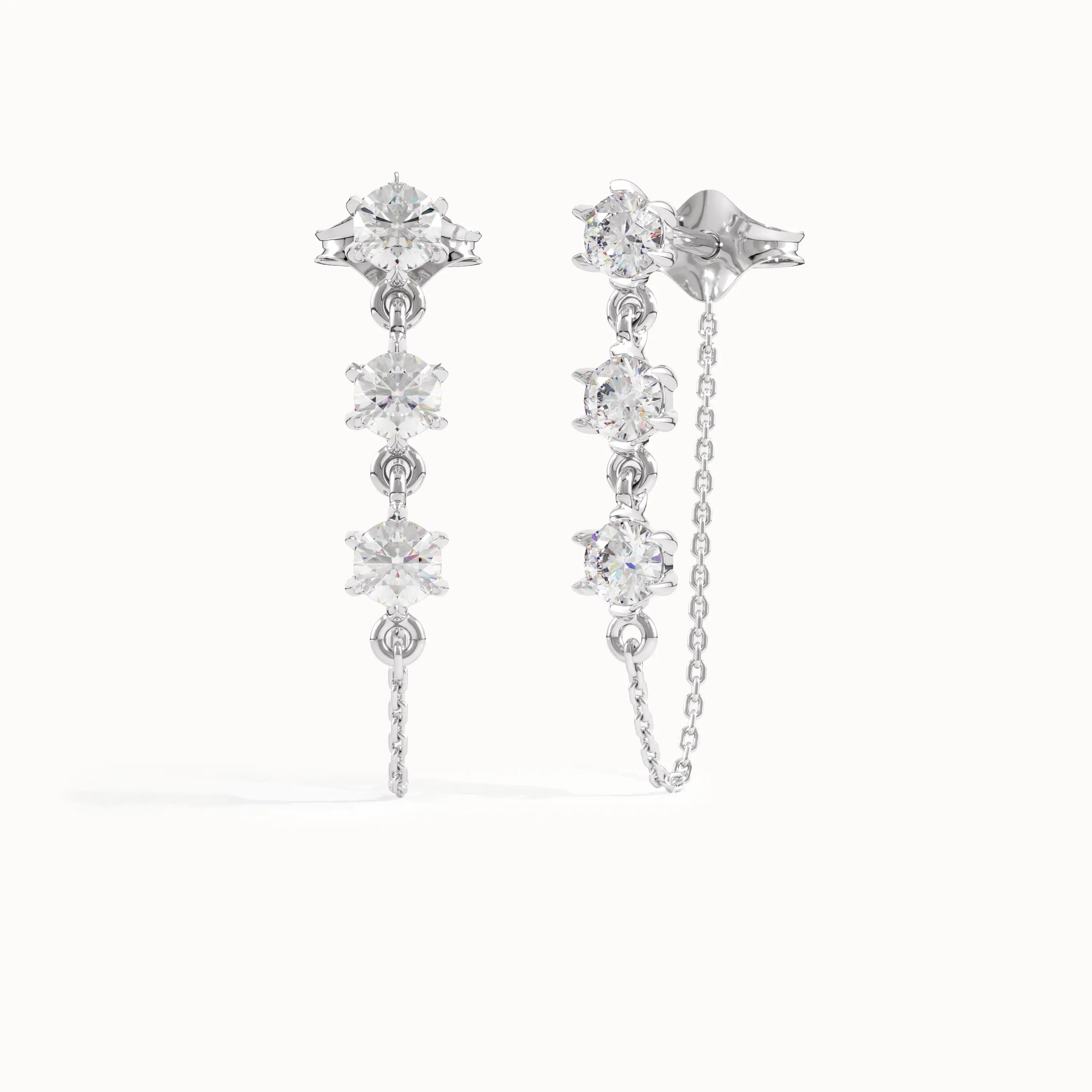 Dangle Chain Earrings - BRENNMORE 