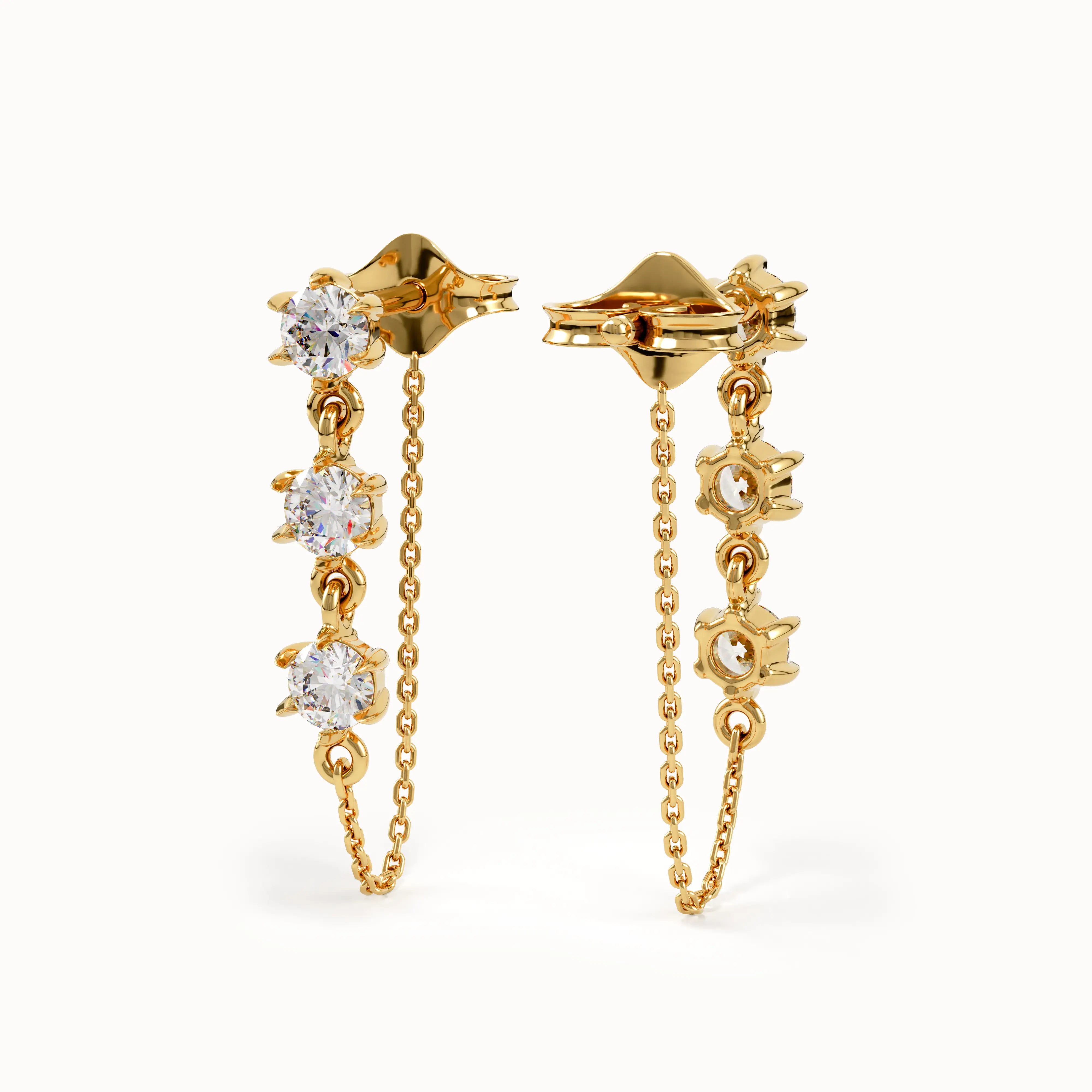 Dangle Chain Earrings My Store