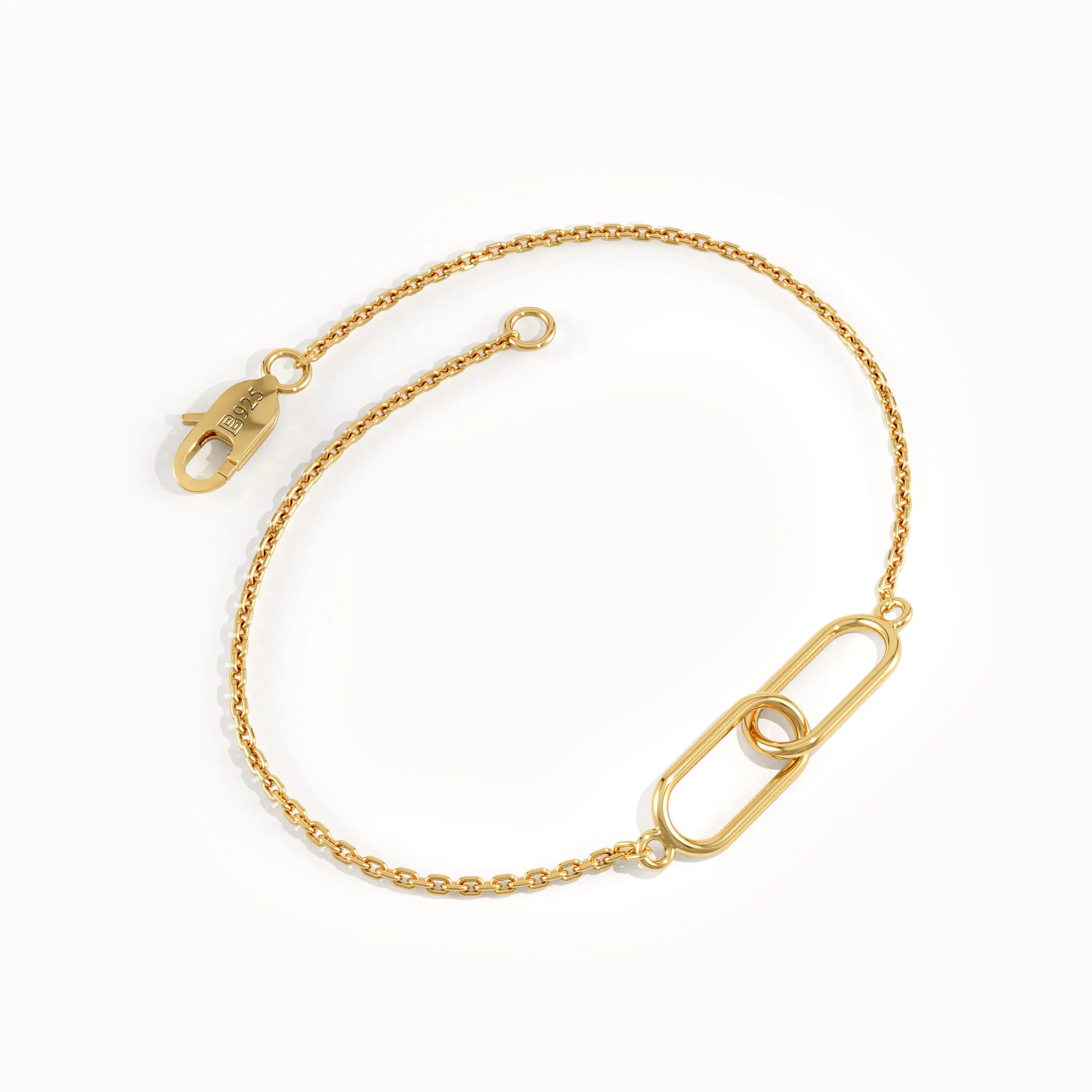 Interlocked Chain Bracelet - BRENNMORE 