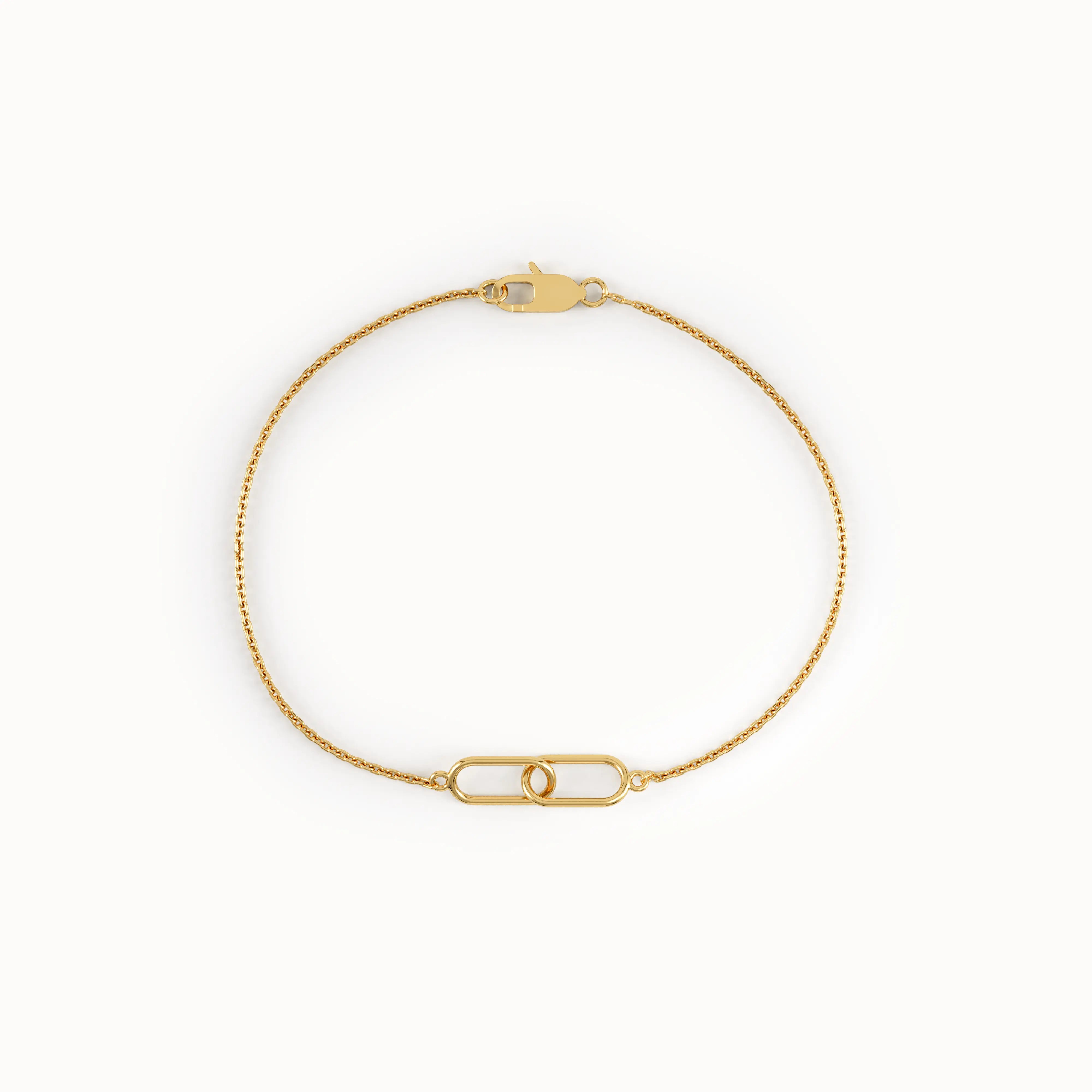 Interlocked Chain Bracelet My Store