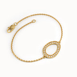 Pave Geometric Bracelet - BRENNMORE 