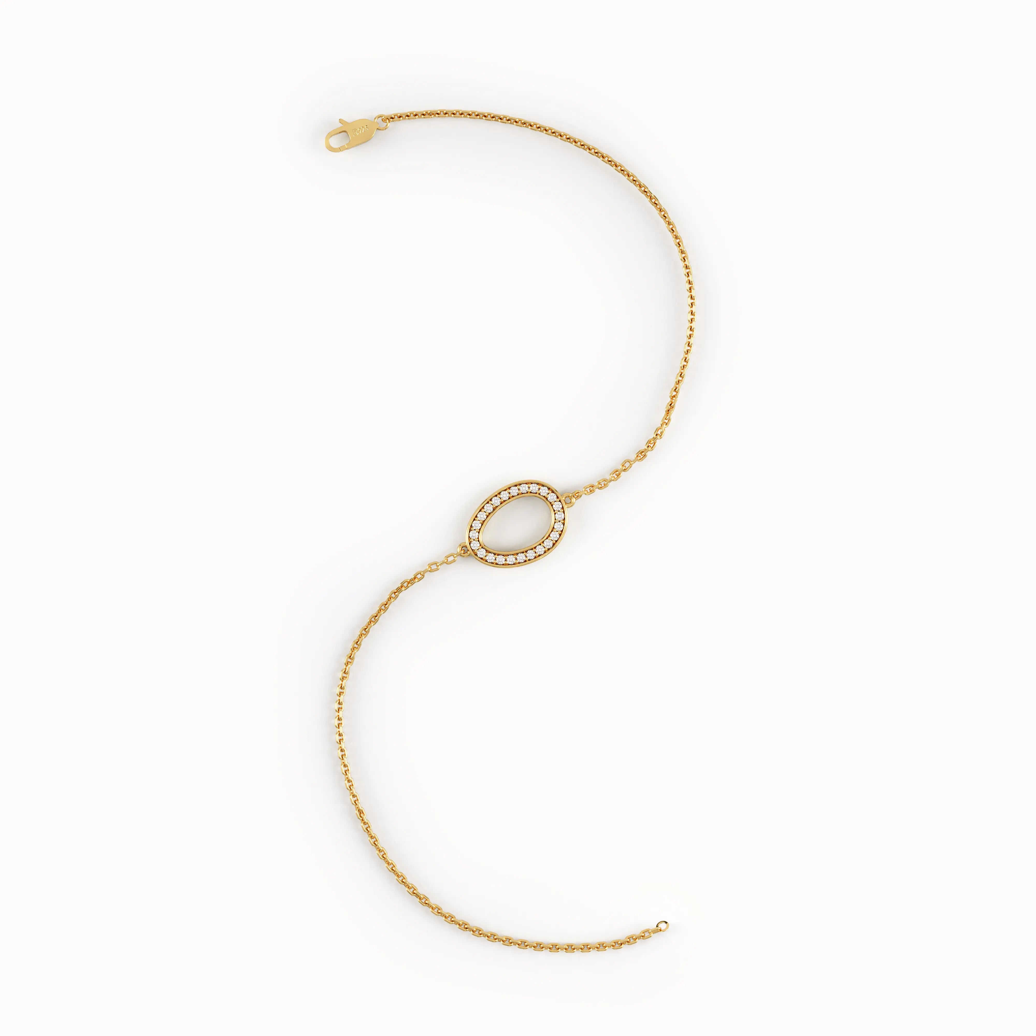Pave Geometric Bracelet My Store