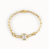 Bezel Baguette Bracelet My Store
