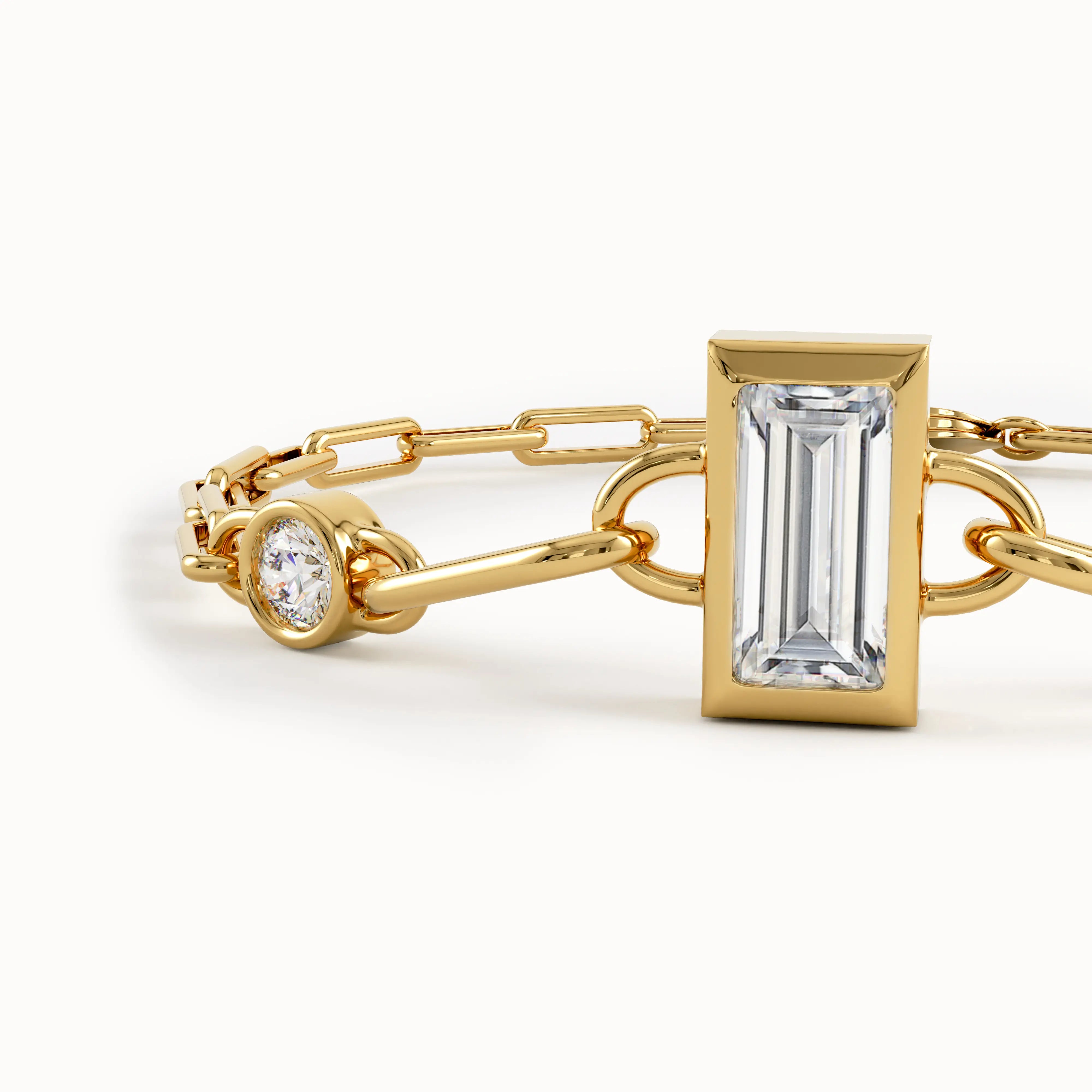 Bezel Baguette Bracelet My Store