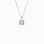 Princess Solitaire Necklace - BRENNMORE 