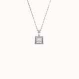 Princess Solitaire Necklace - BRENNMORE 