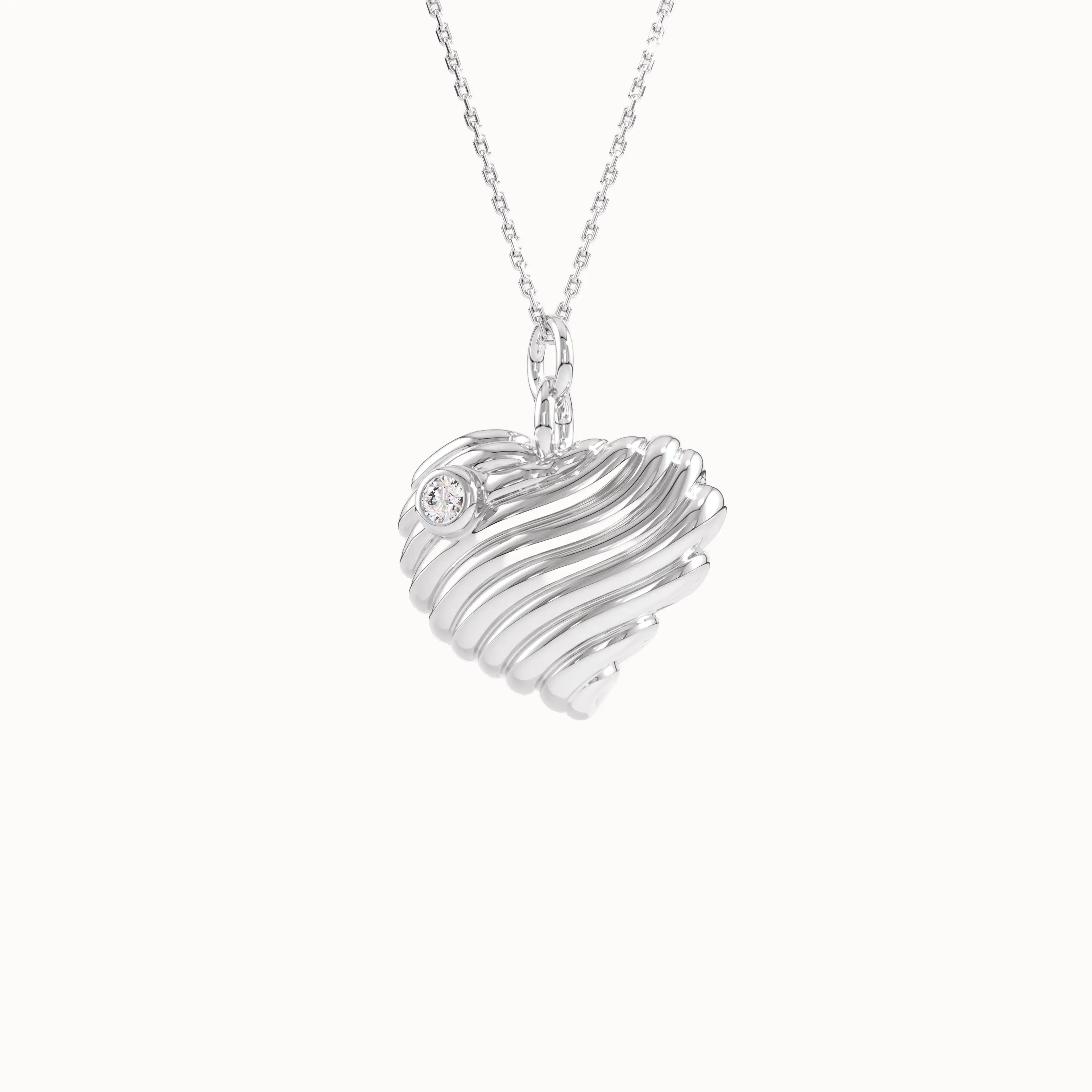 Heart Pendant Necklace - BRENNMORE 