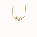 Cluster Diamond Necklace - BRENNMORE 