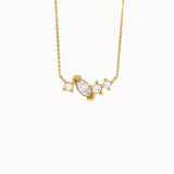 Cluster Diamond Necklace - BRENNMORE 