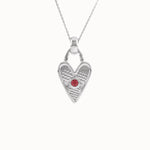 Birthstone Heart Necklace - BRENNMORE 