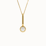 Solo Diamond Pendant Necklace - BRENNMORE 
