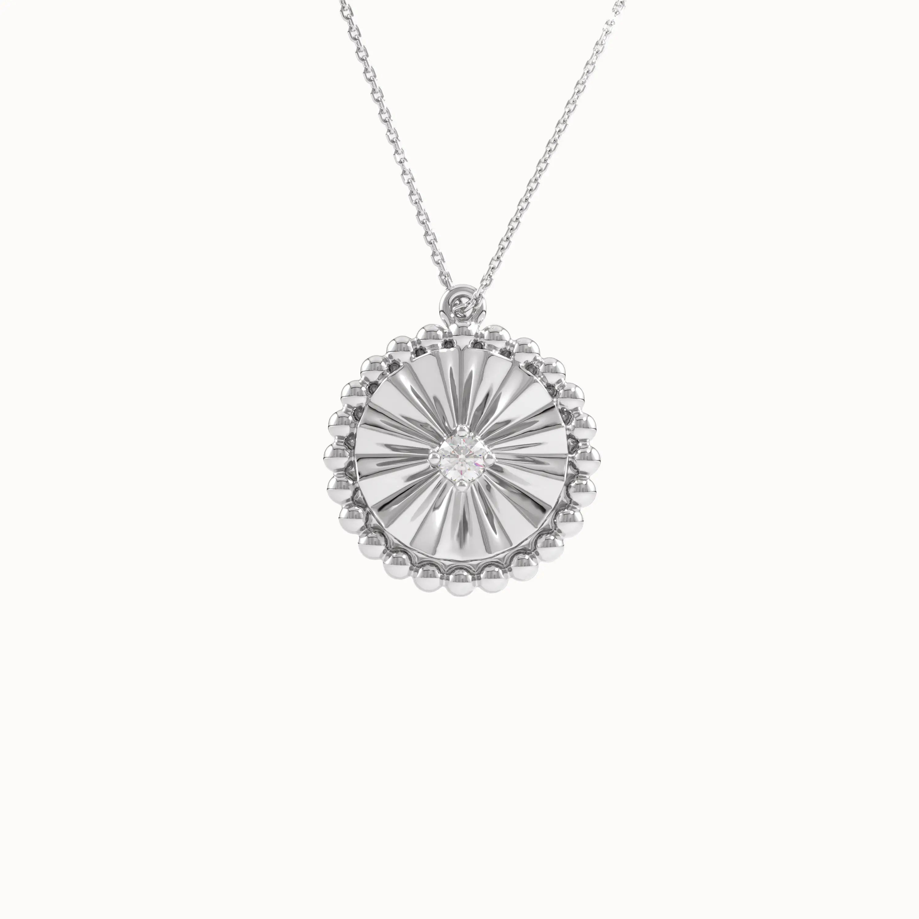 Sunrise Coin Necklace - BRENNMORE 