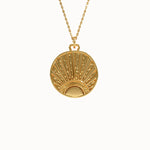 Sunrise Coin Necklace - BRENNMORE 
