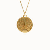 Sunrise Coin Necklace - BRENNMORE 