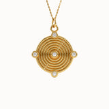 Circles Round Pendant Necklace - BRENNMORE 