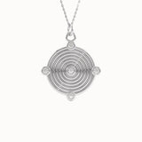 Circles Round Pendant Necklace - BRENNMORE 