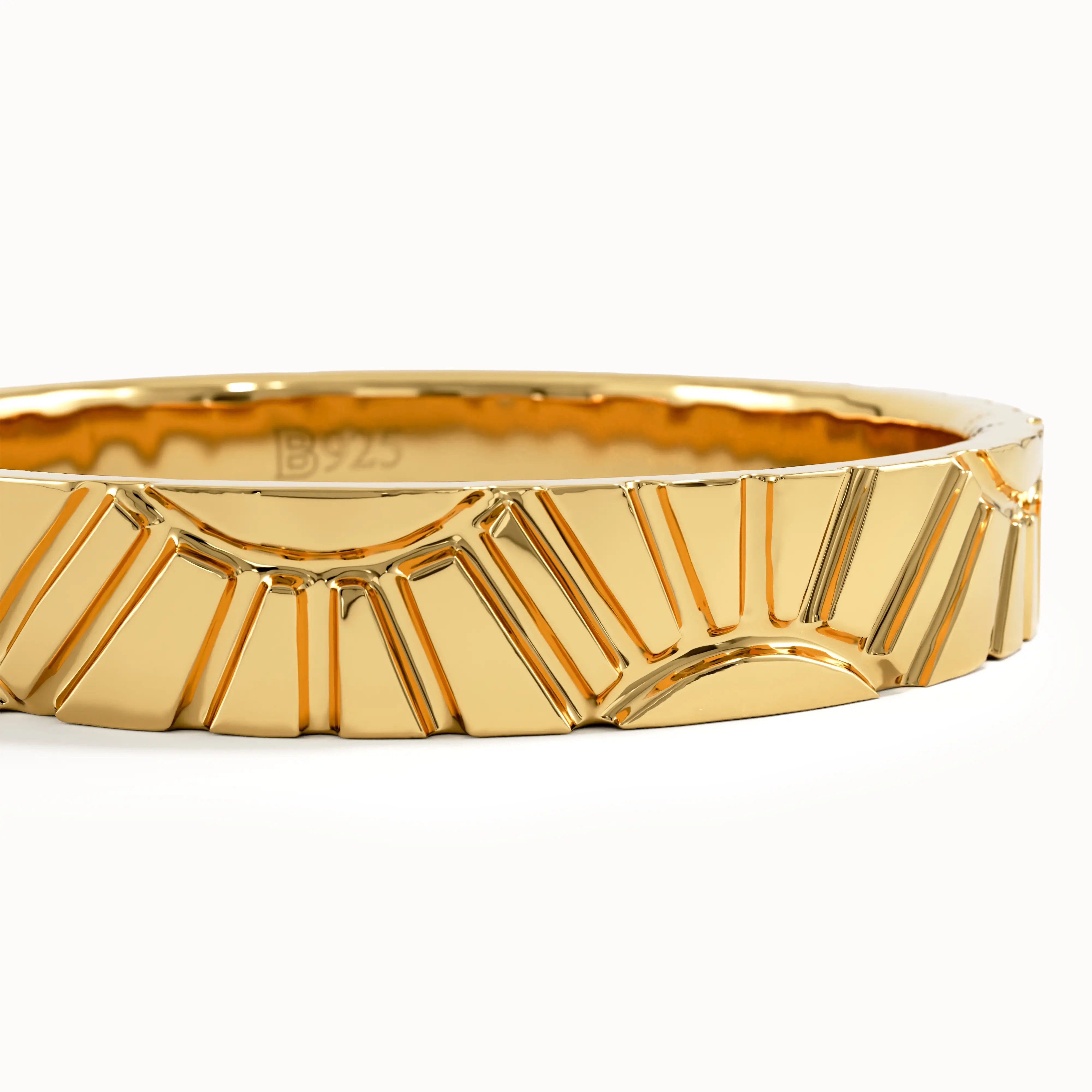 Sun Patterned Wedding Band My Store
