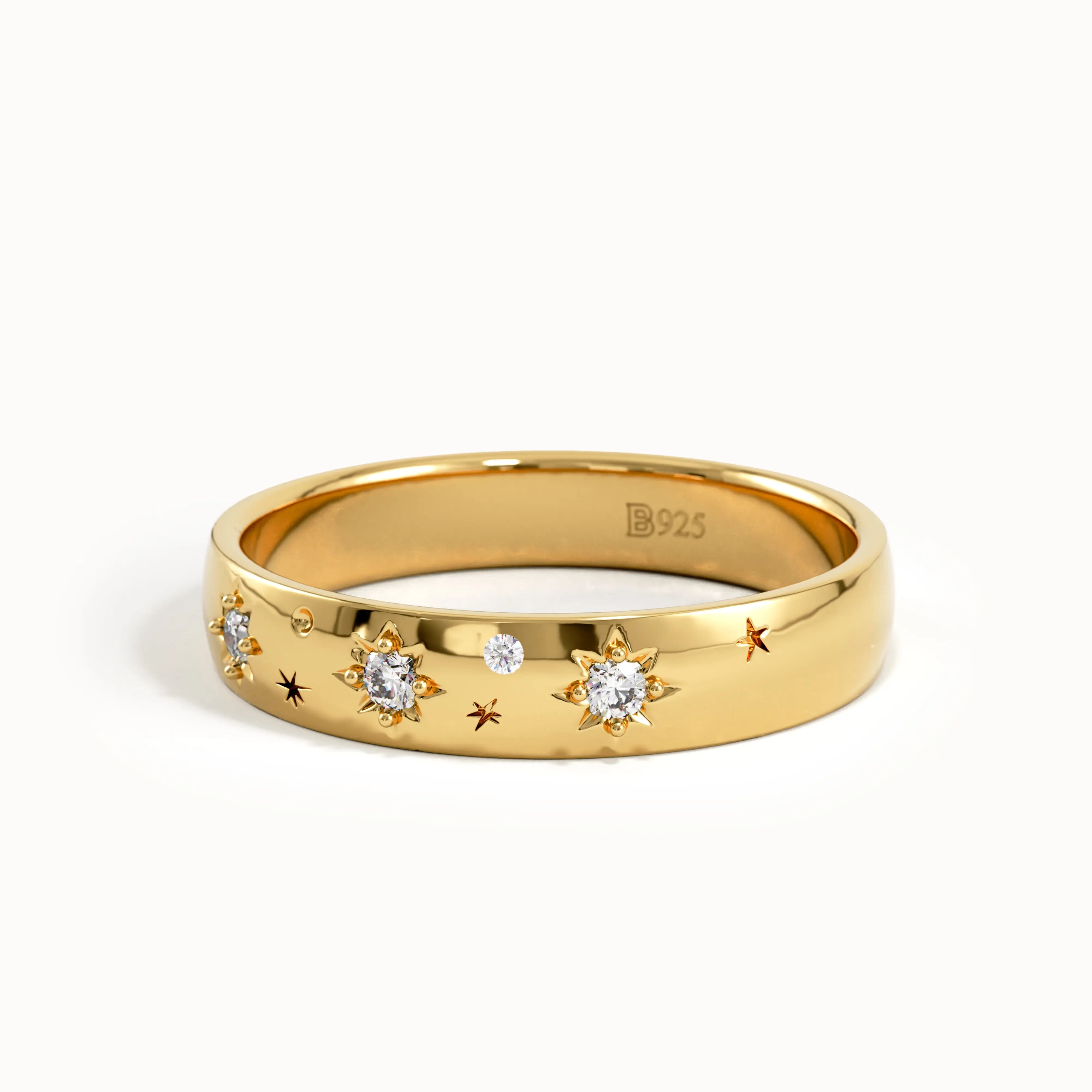 Celestial Star Wedding Band My Store