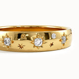 Celestial Star Wedding Band My Store