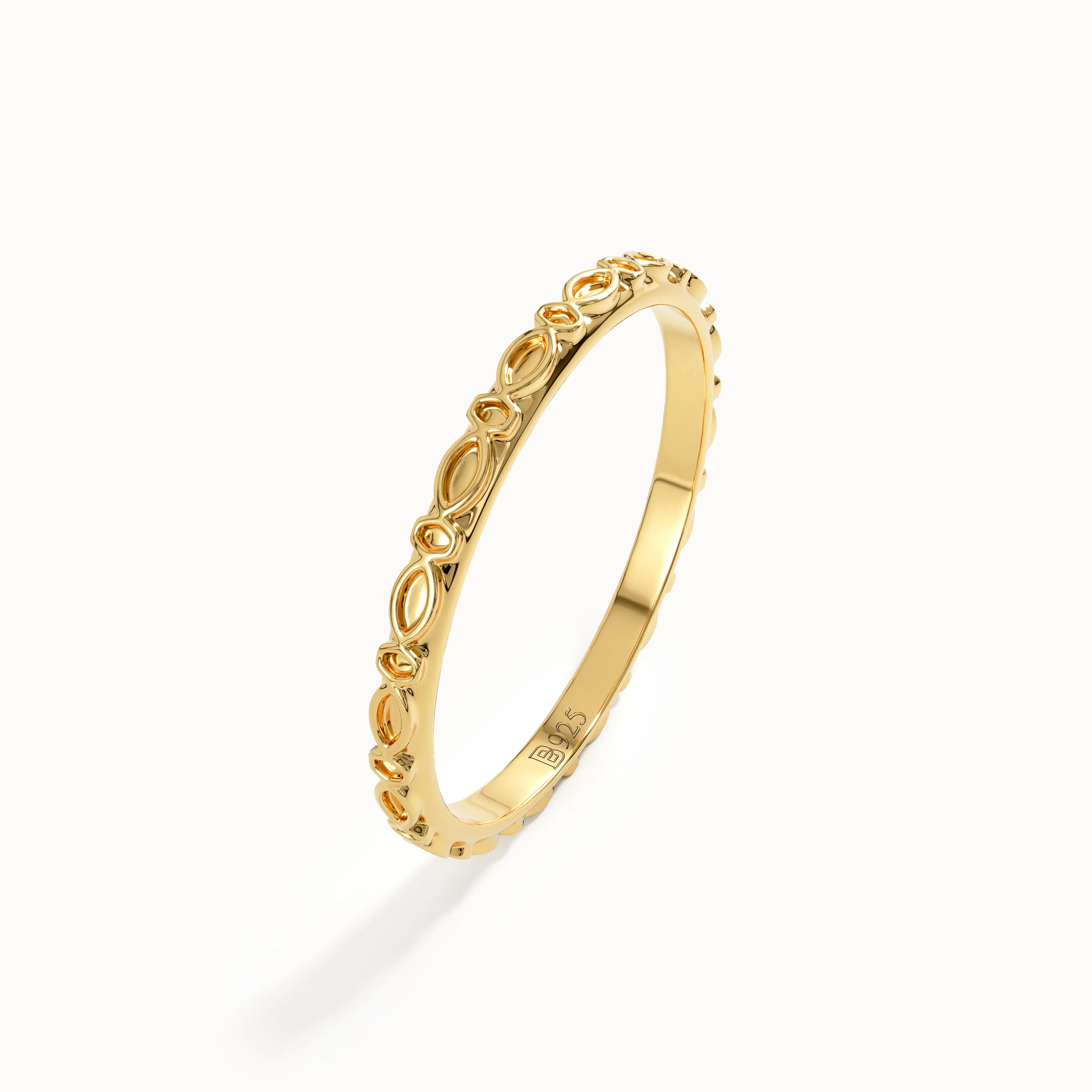 Slim Design Stacking Ring - BRENNMORE 