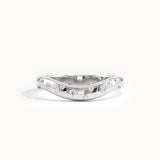 Scattered Curve Wedding Ring My Store