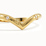 Celestial Chevron Stacking Ring My Store