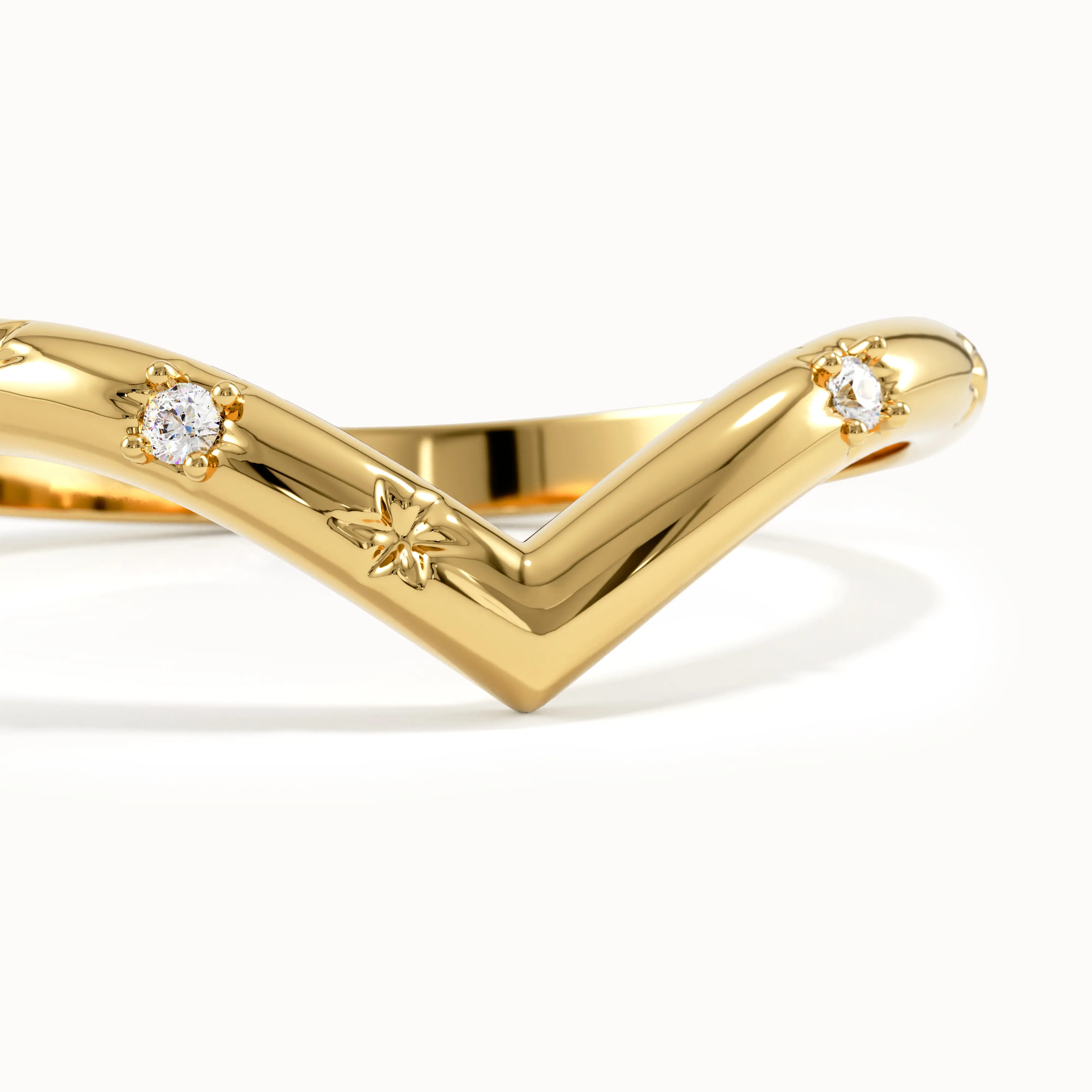 Celestial Chevron Stacking Ring My Store