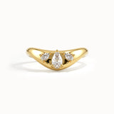 Bezel Dome Curve Ring My Store