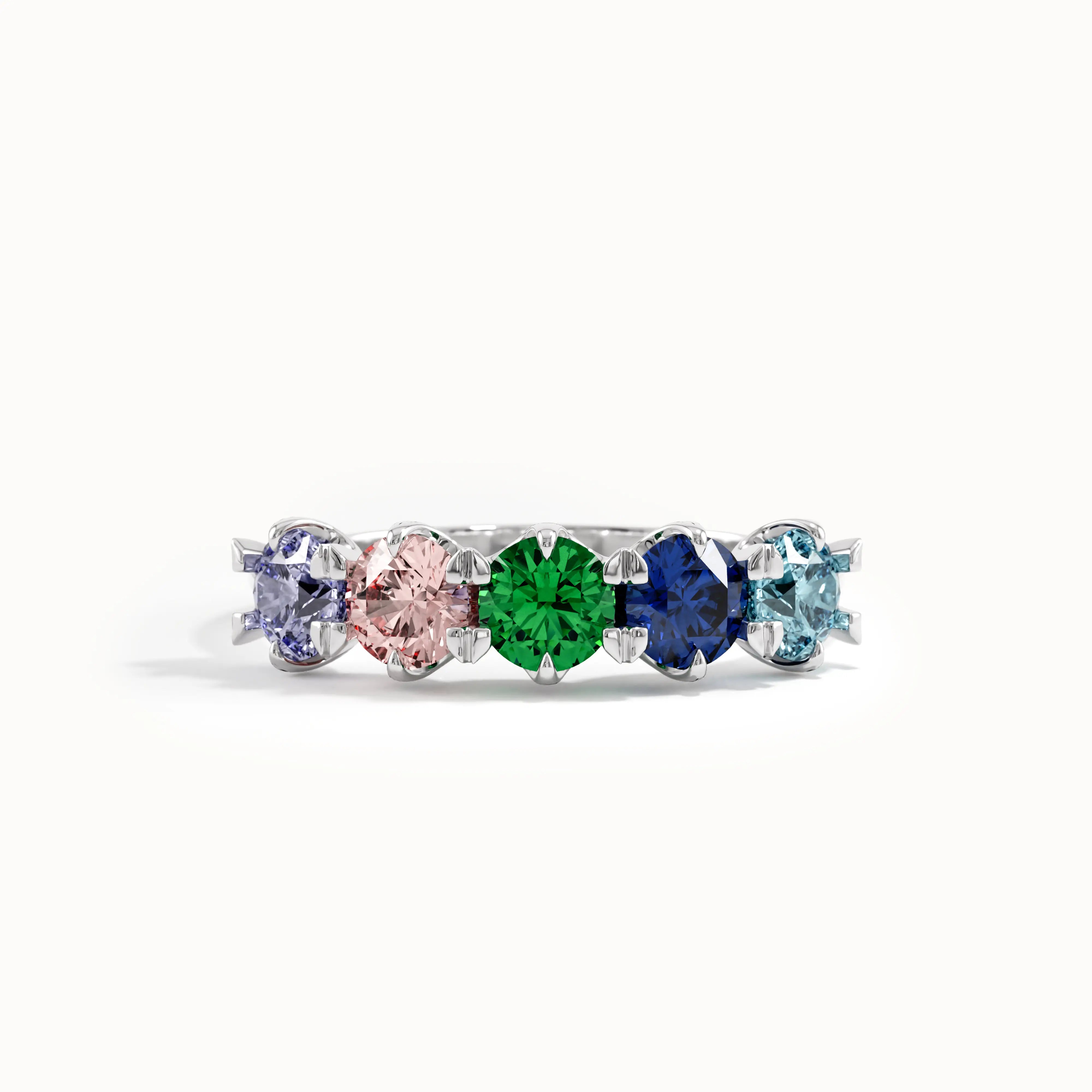 5 Colorful Gemstone Ring