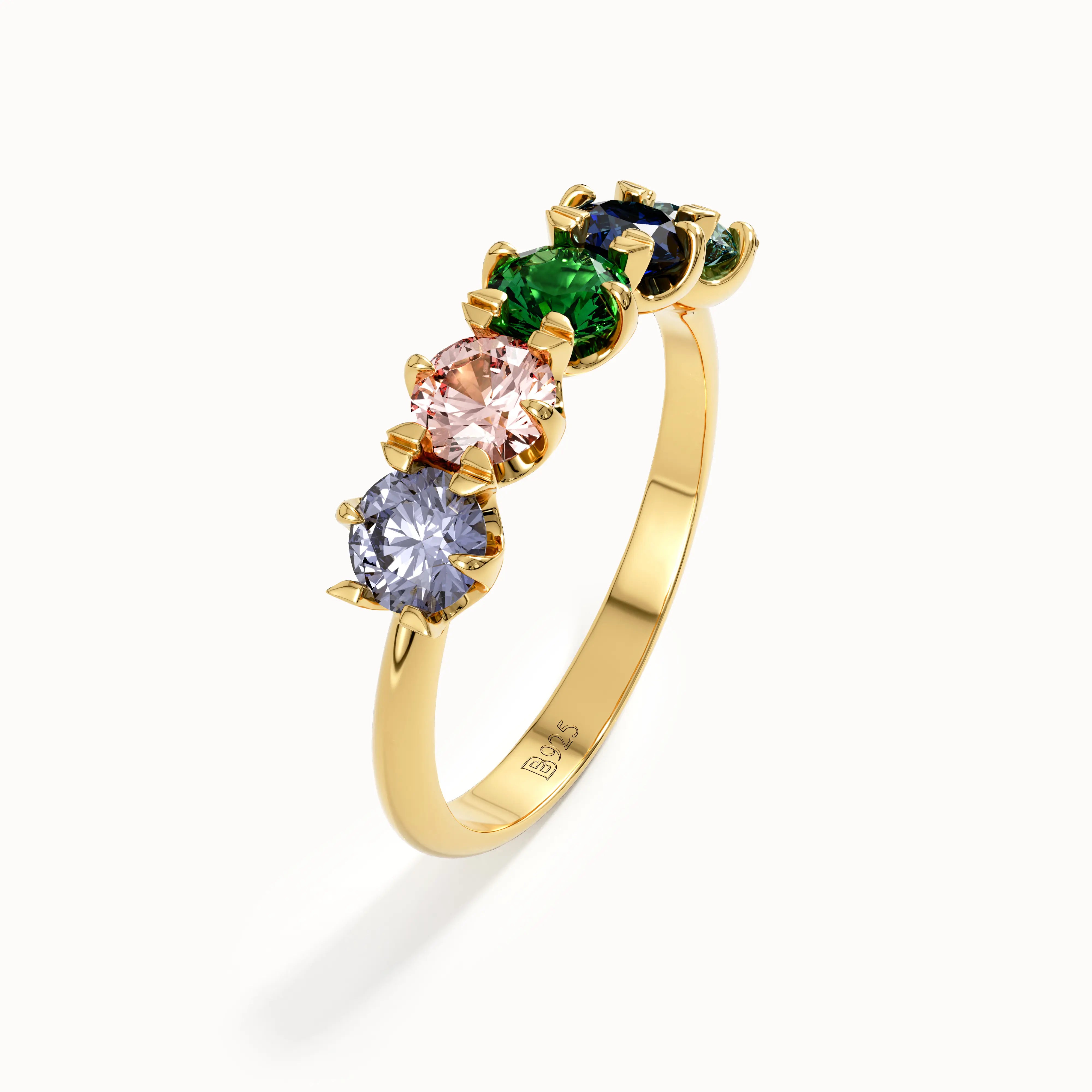 5 Colorful Gemstone Ring My Store