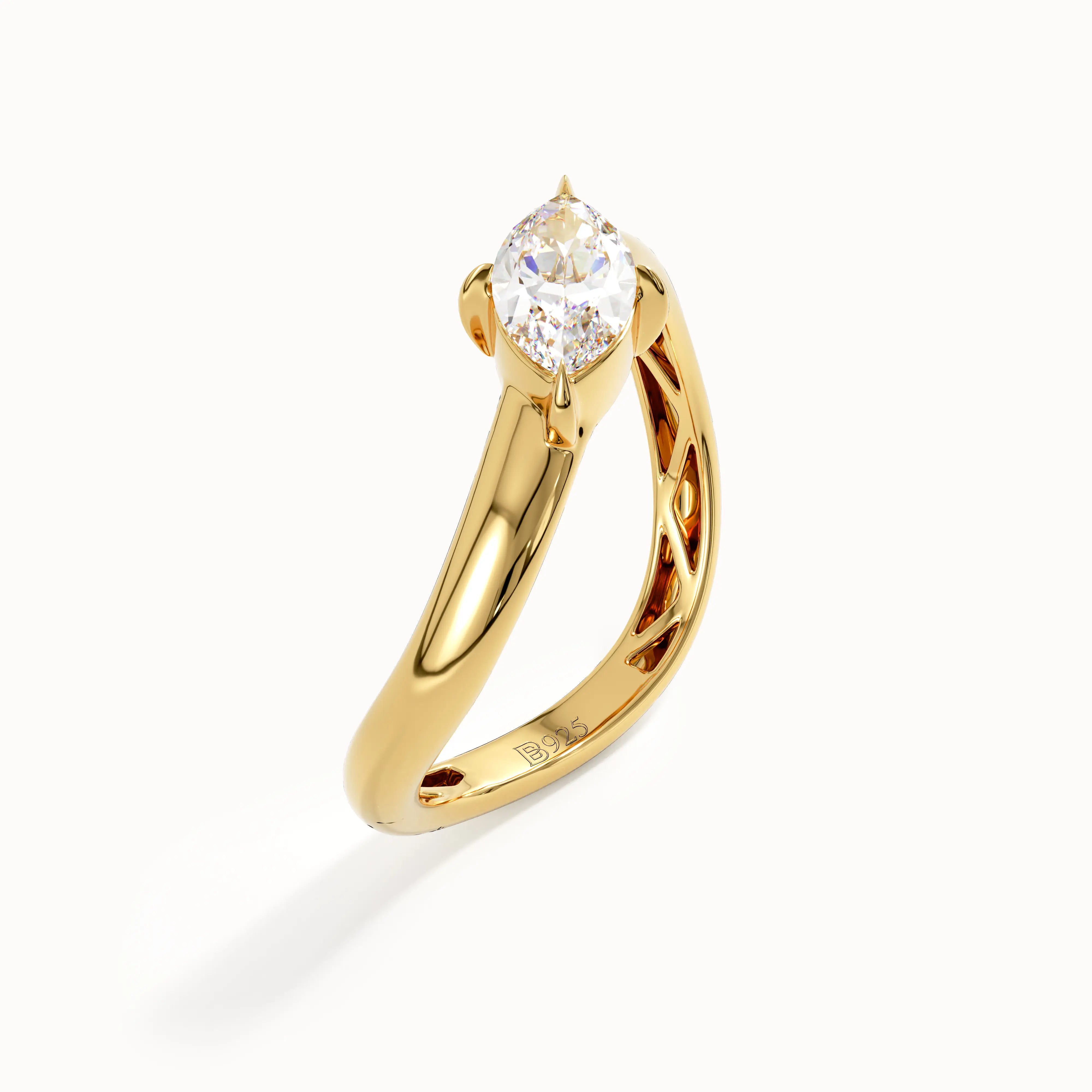 Marquise Statement Ring for Women - BRENNMORE 