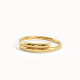 14k Gold Vermeil Spiral Ring
