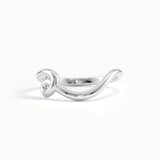 Swirl Stacking Ring for Women