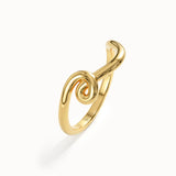 Swirl Stacking Ring for Women