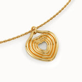 Heart Shapes Pendant Necklace - BRENNMORE 