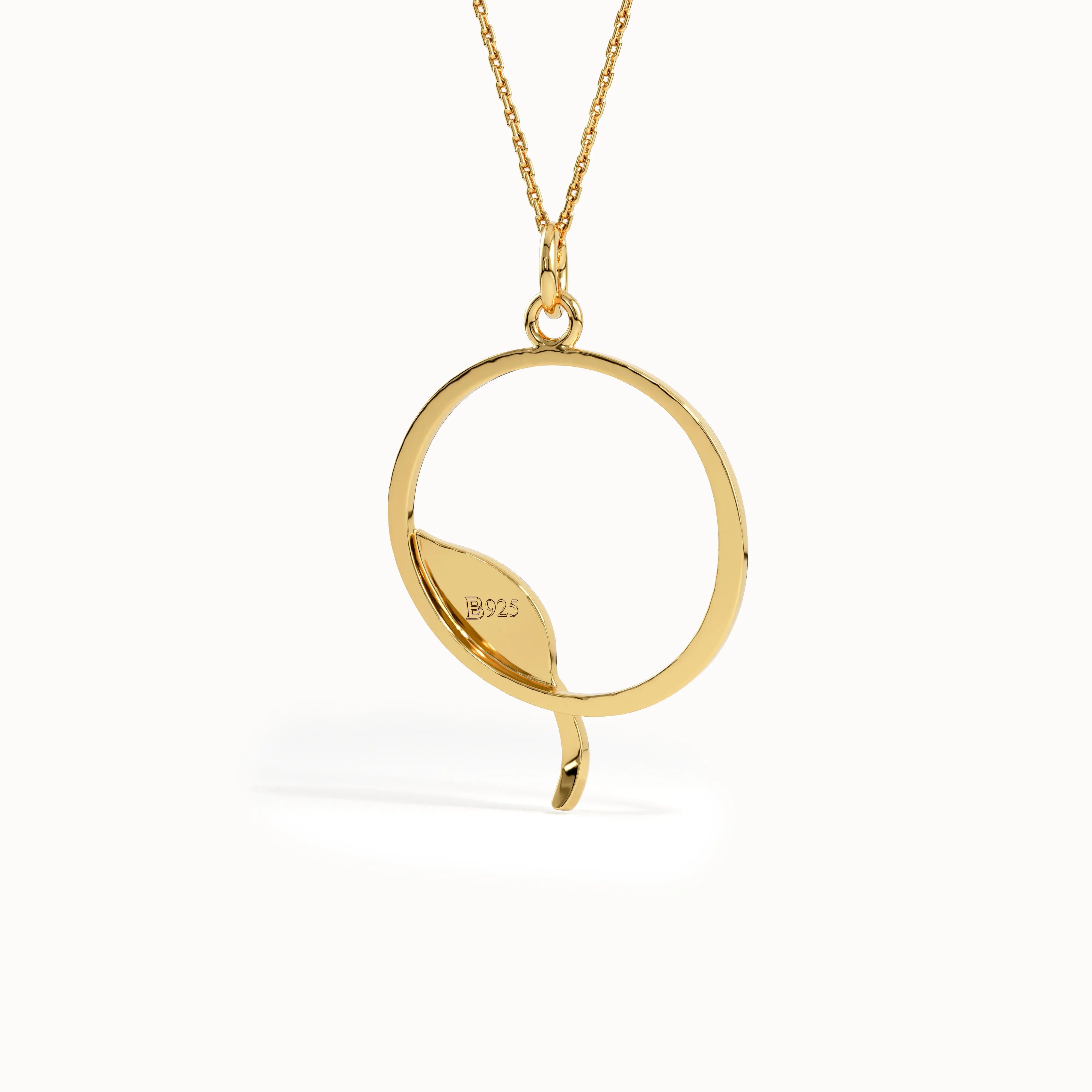 Unique Leaf Pendant Necklace - BRENNMORE 