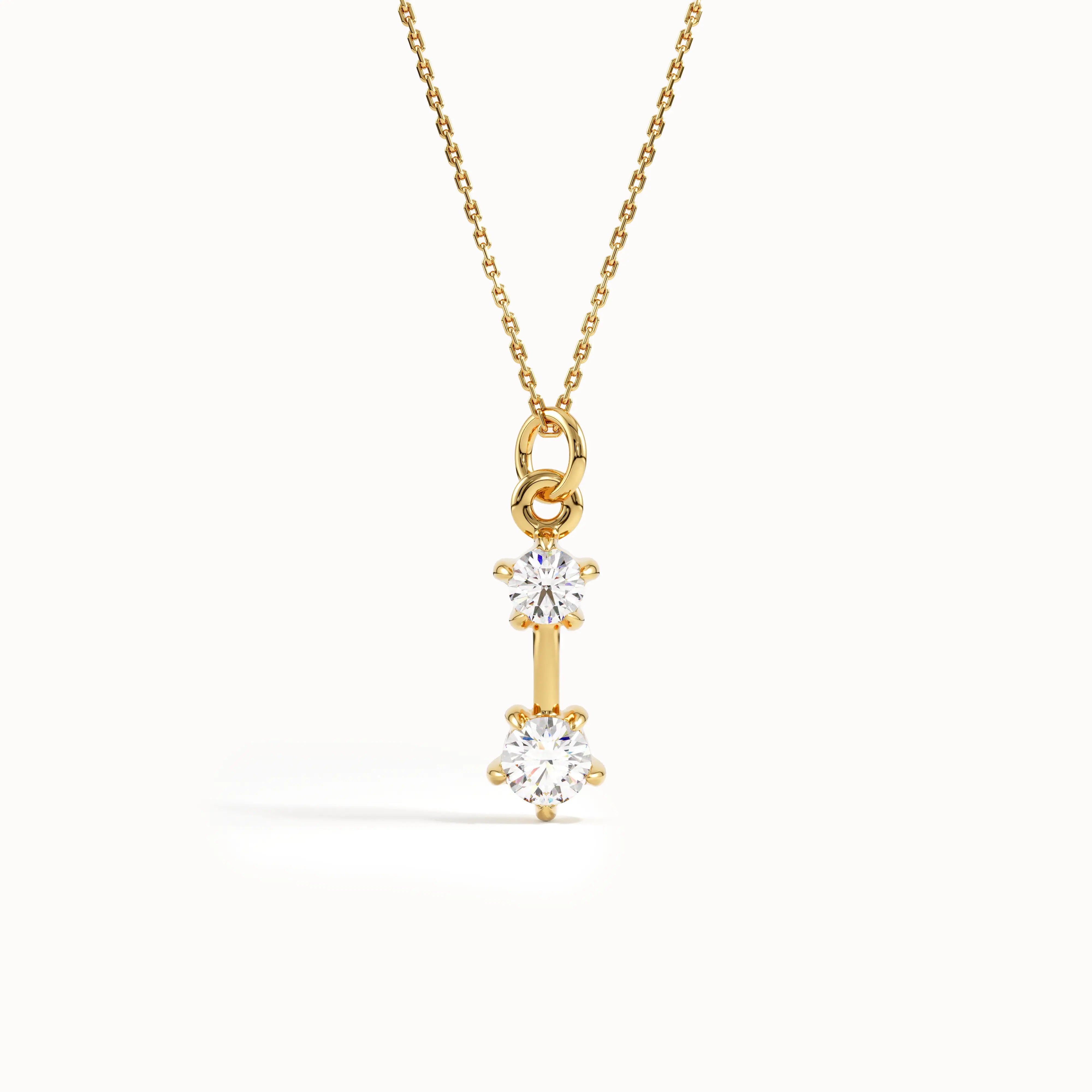 Simple Elegant Pendant Necklace - BRENNMORE 