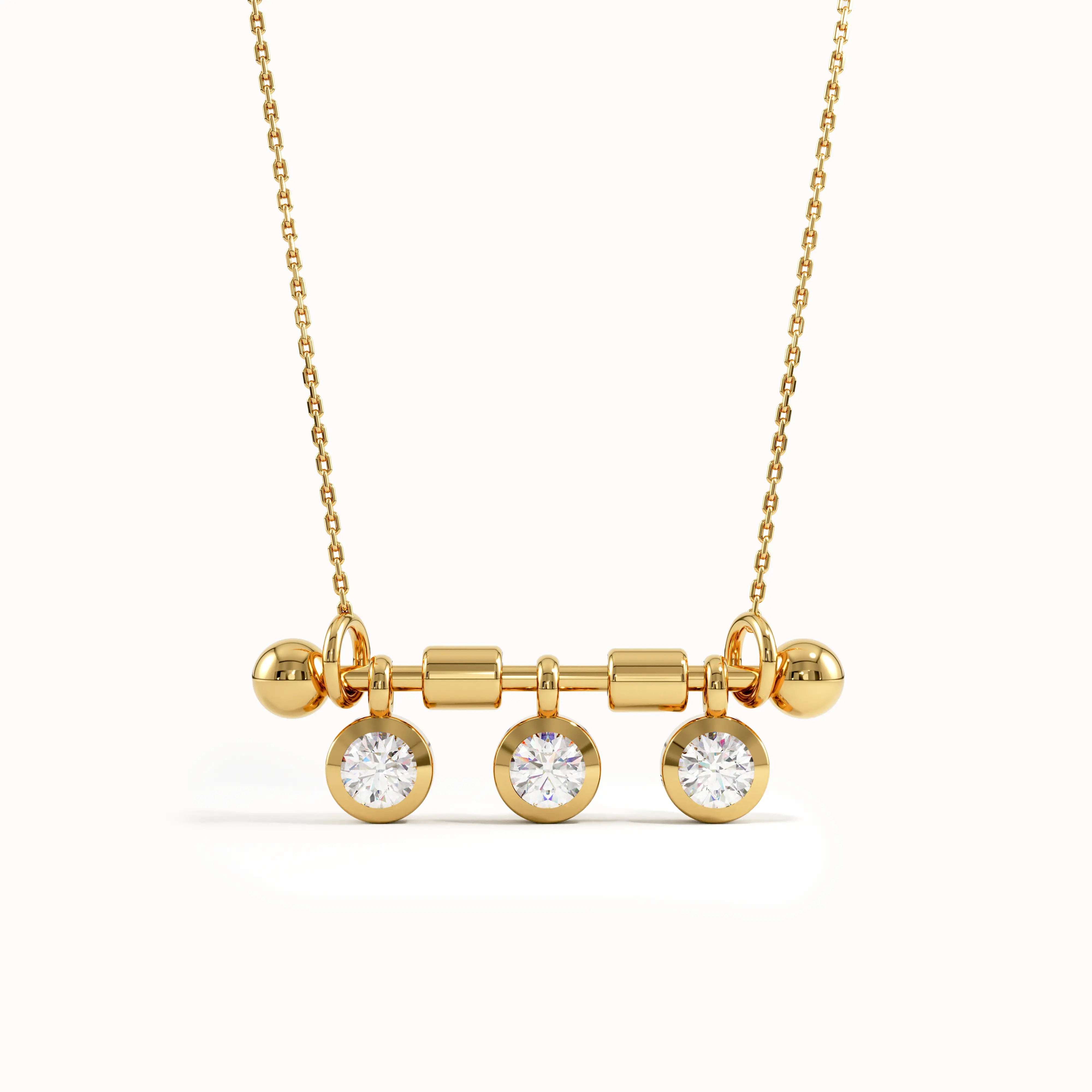 Dangling Bar Necklace - BRENNMORE 