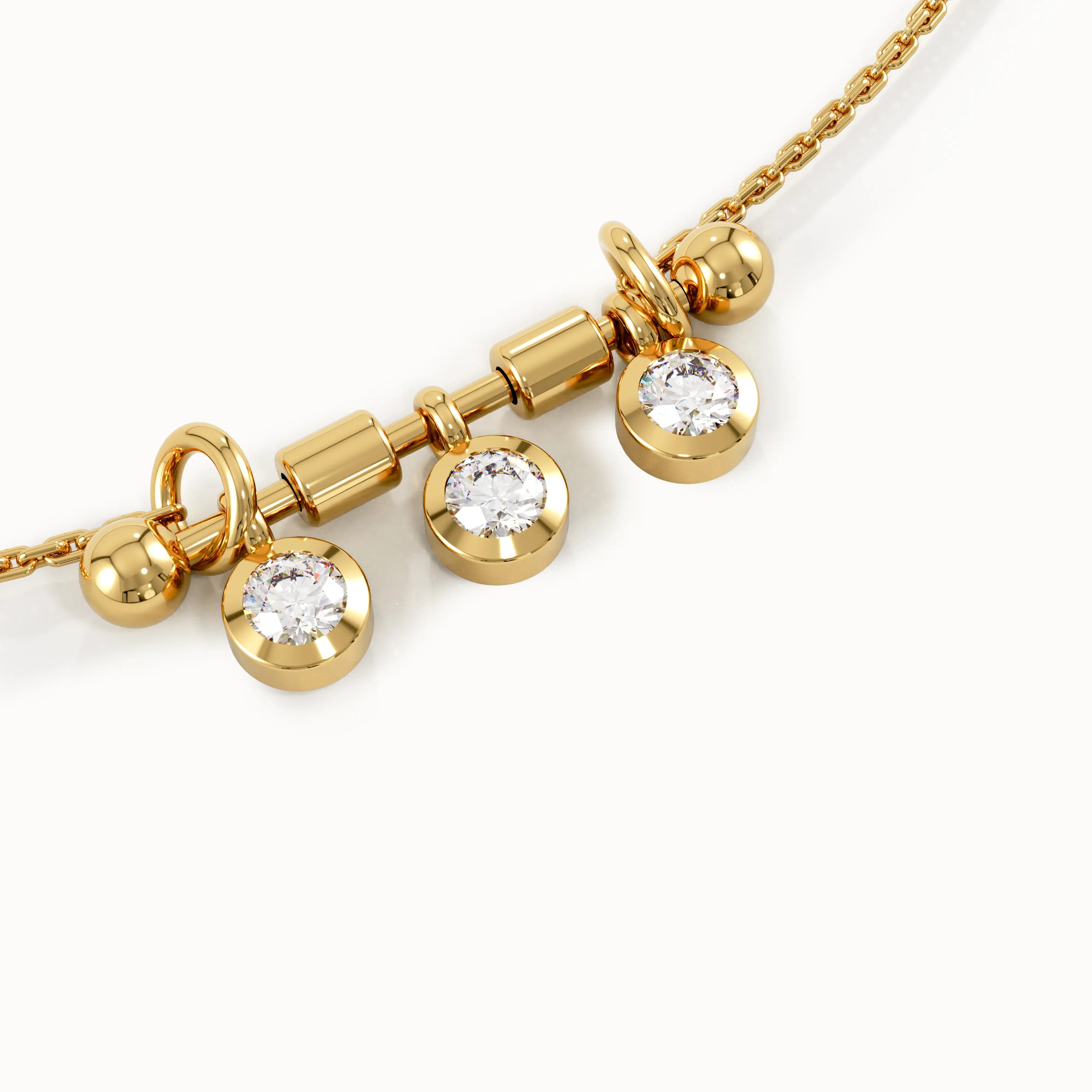 Dangling Bar Necklace - BRENNMORE 