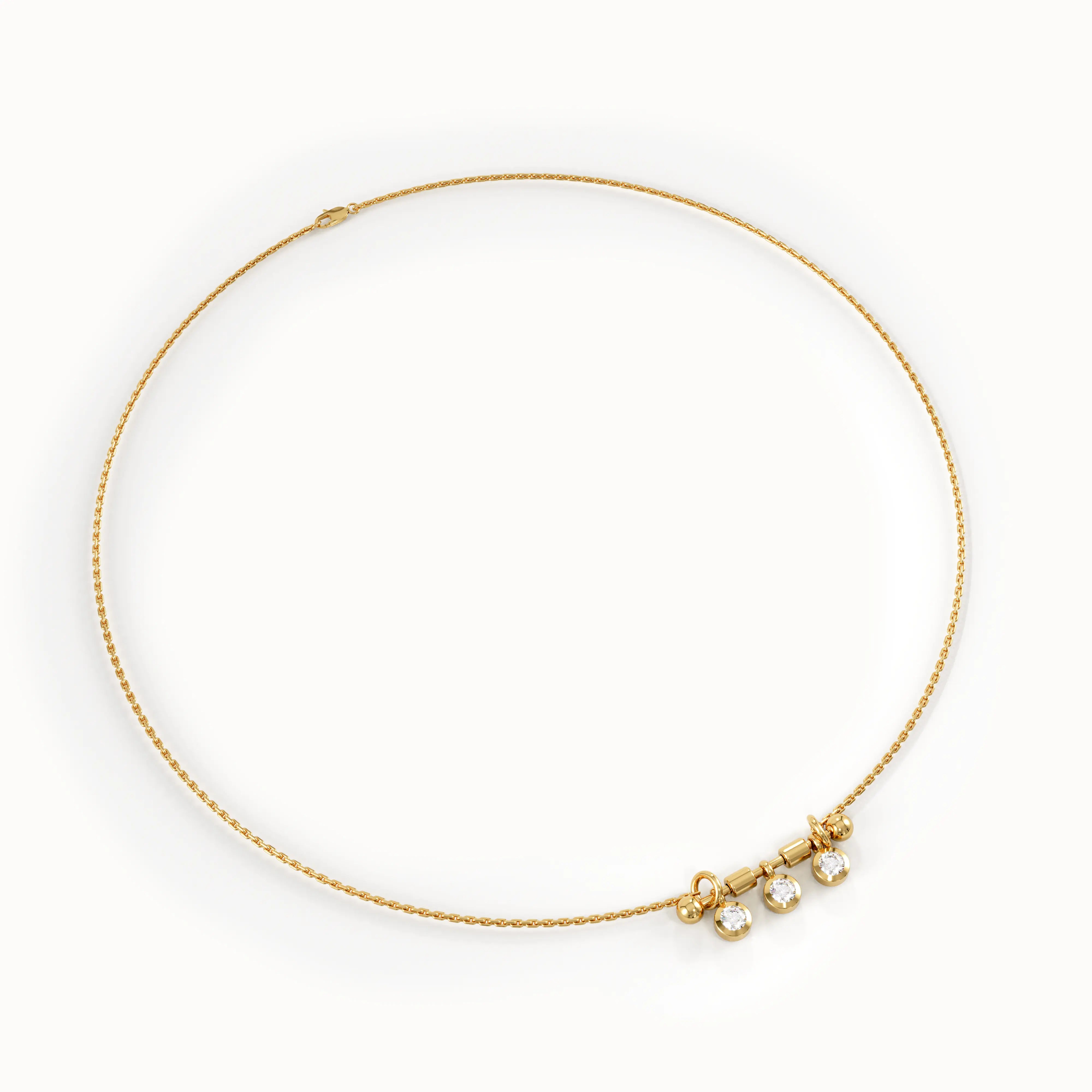 Dangling Bar Necklace - BRENNMORE 
