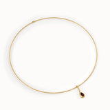 Pear Ruby Necklace for Women