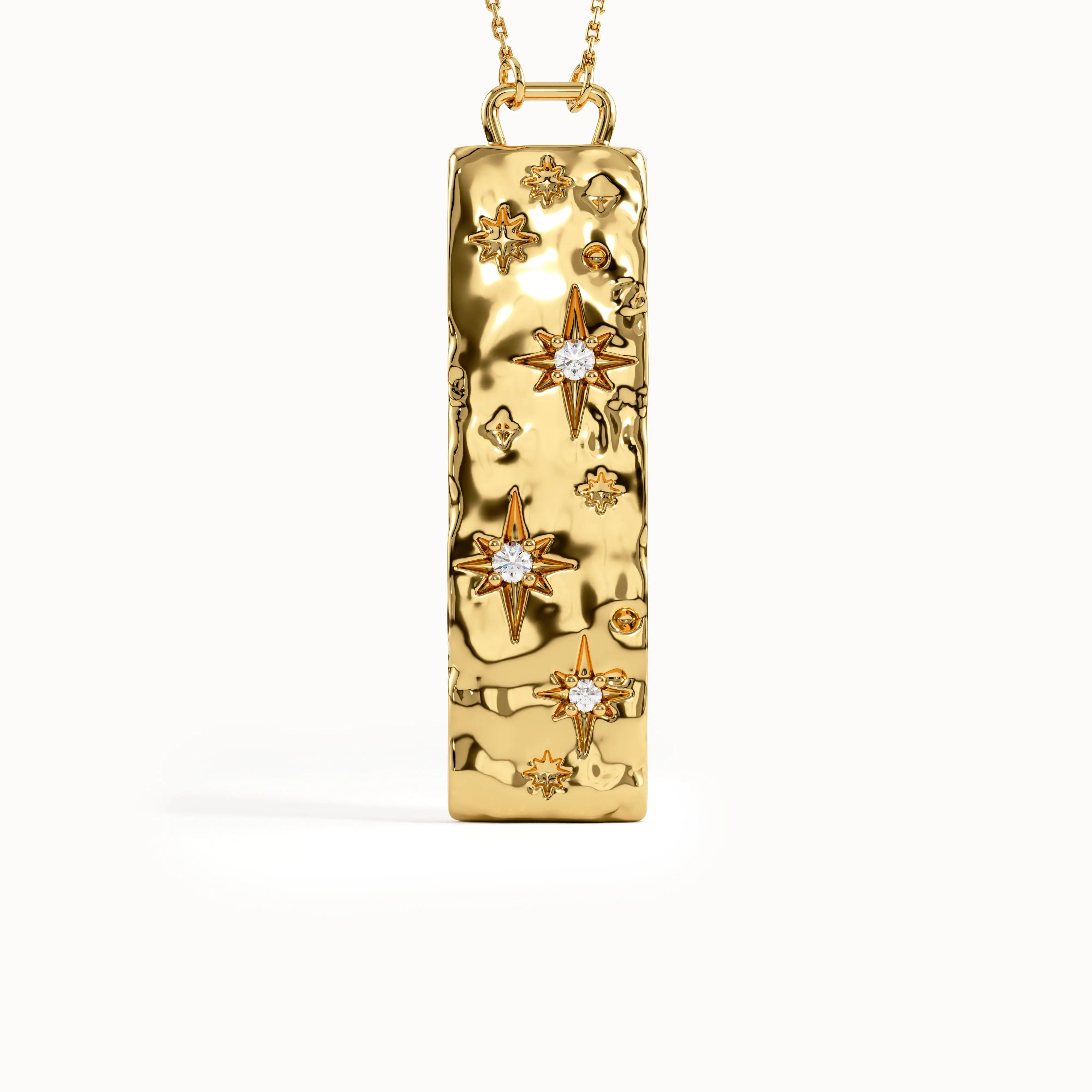 Celestial Rectangle Necklace - BRENNMORE 