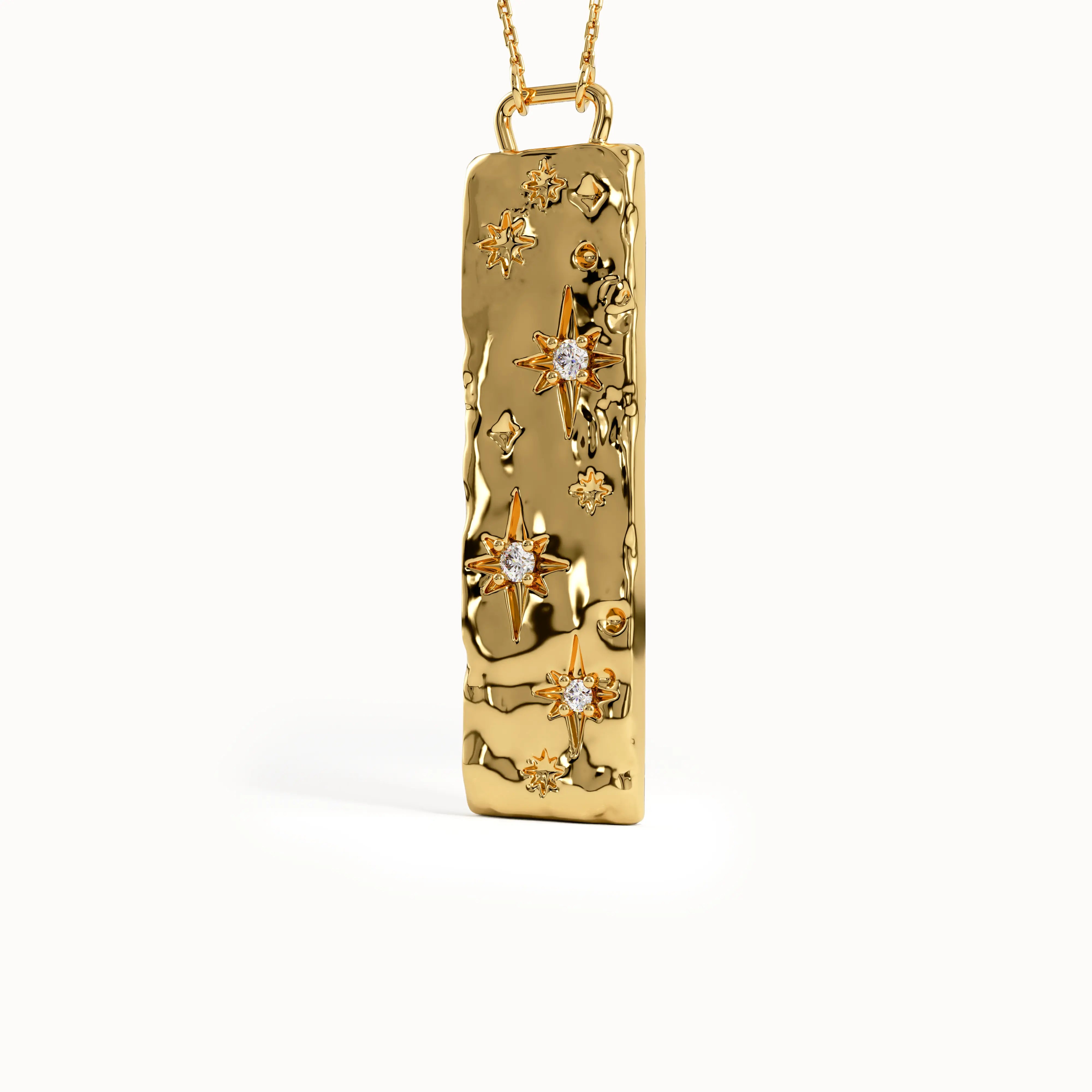 Celestial Rectangle Necklace - BRENNMORE 
